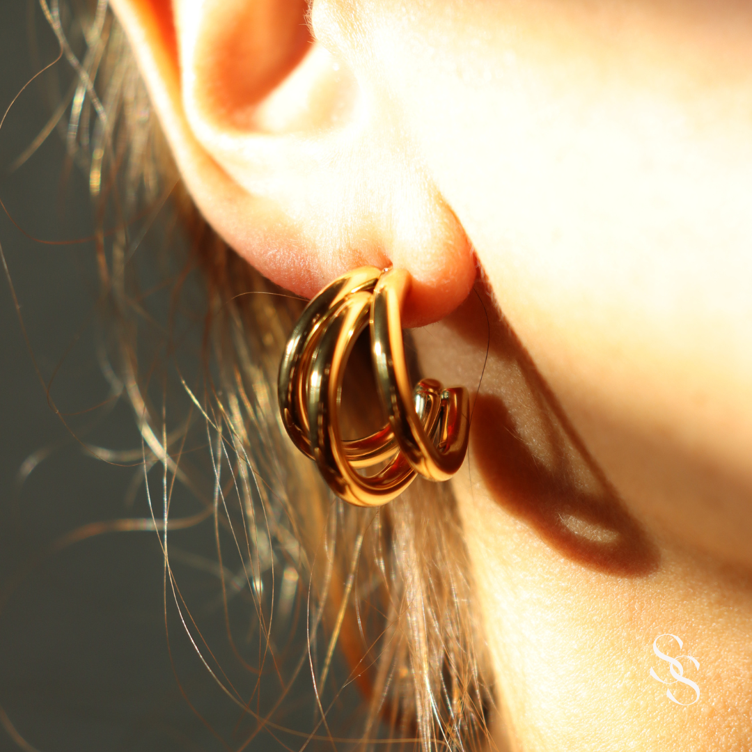 Gold-Struck Earrings