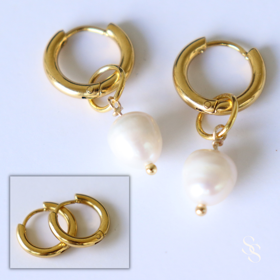 Pearly Halo Earrings