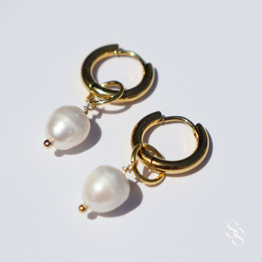 Pearly Halo Earrings