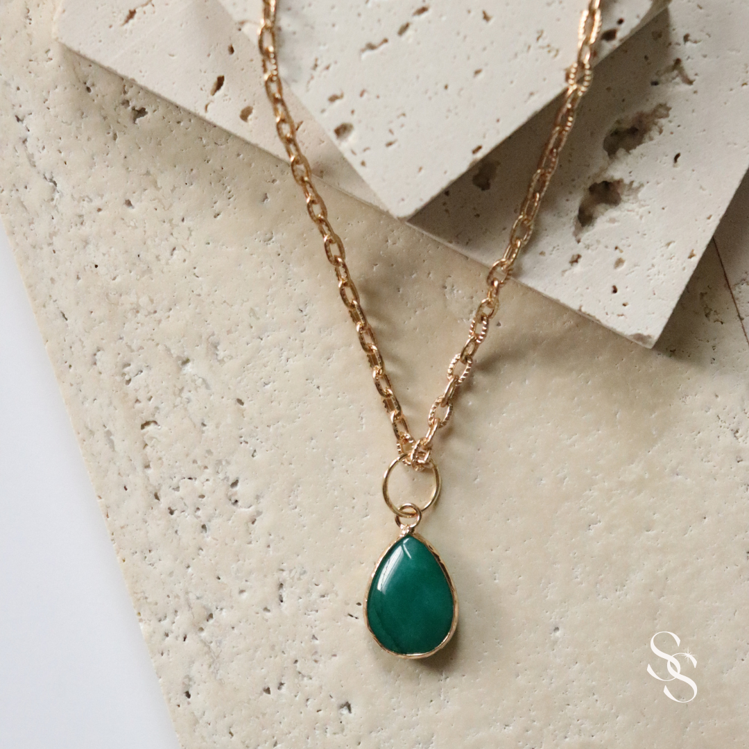 Malay Jade Cascade Necklace