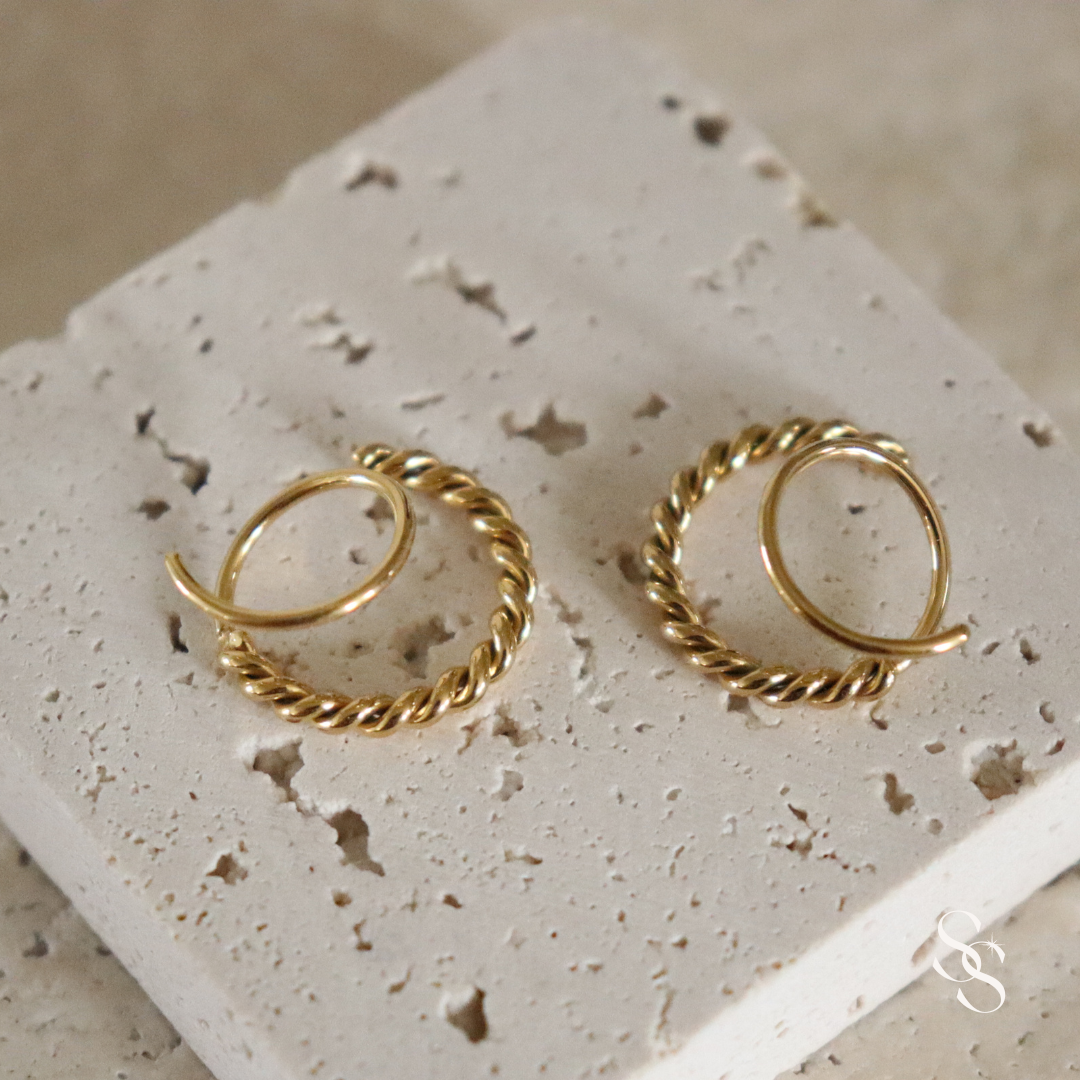 Chic Gold Threader Earrings