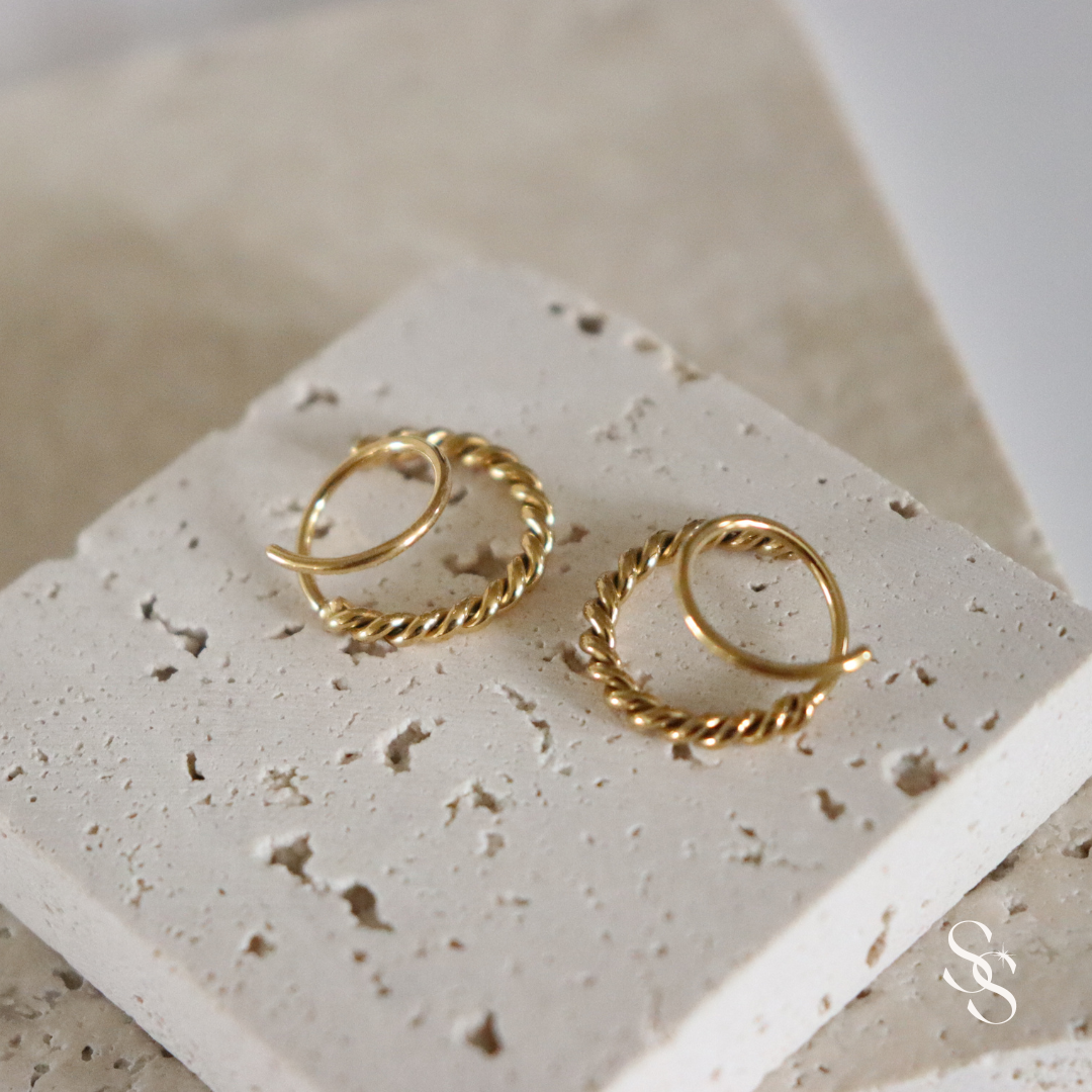 Chic Gold Threader Earrings