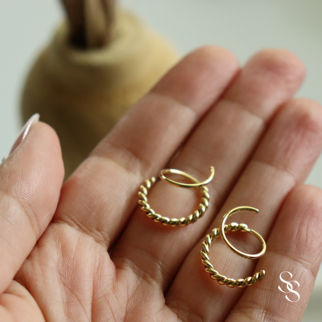 Chic Gold Threader Earrings