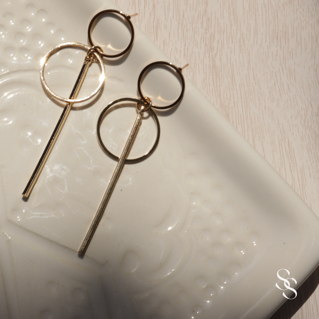 Eternal Circle Drop Earrings