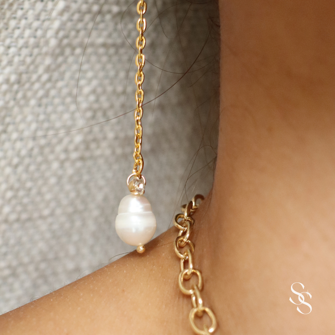 Dancing Pearl Drop Earrings