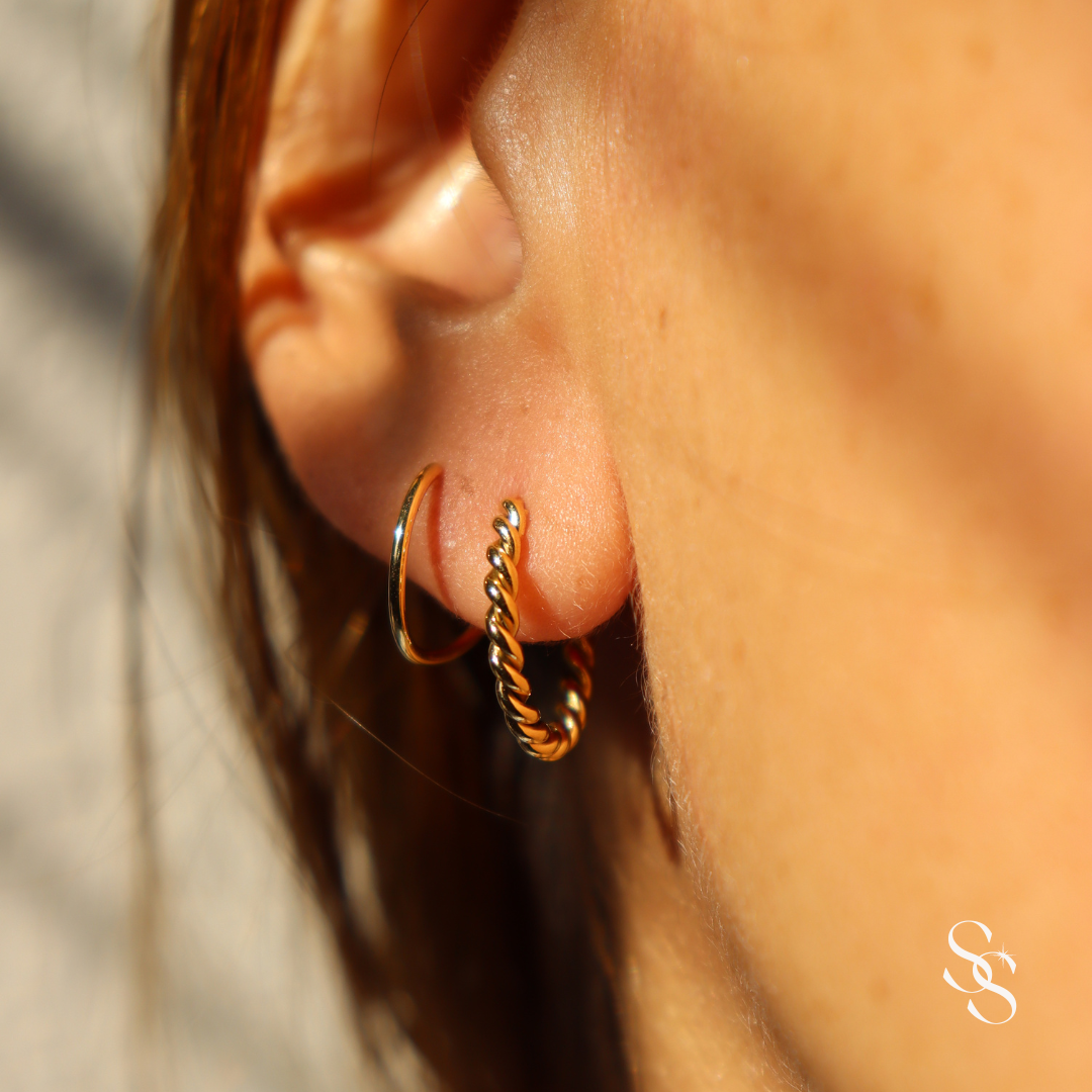 Chic Gold Threader Earrings