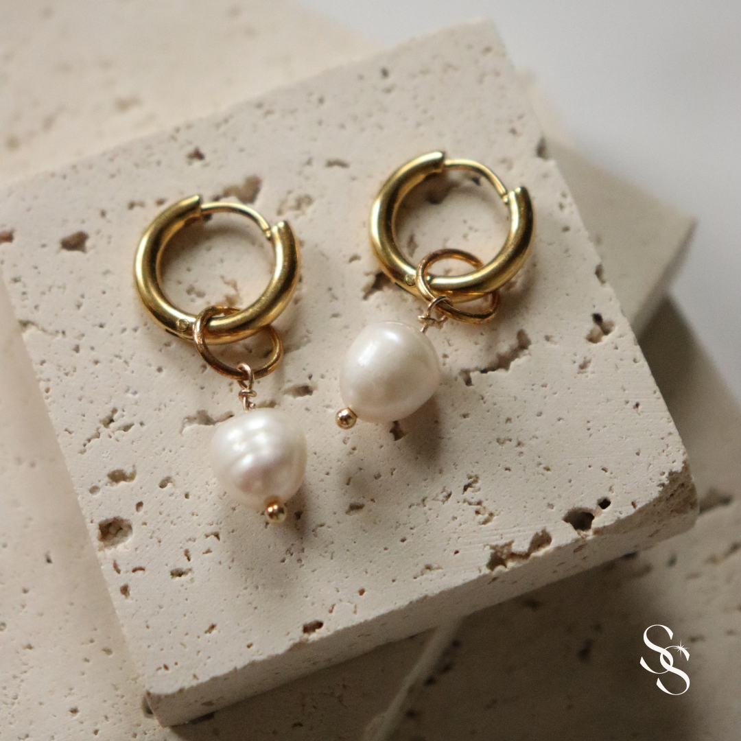 Pearly Halo Earrings
