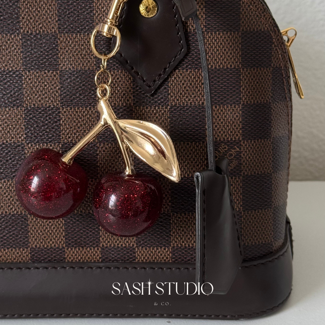 Cherry Bomb Bag Charm π