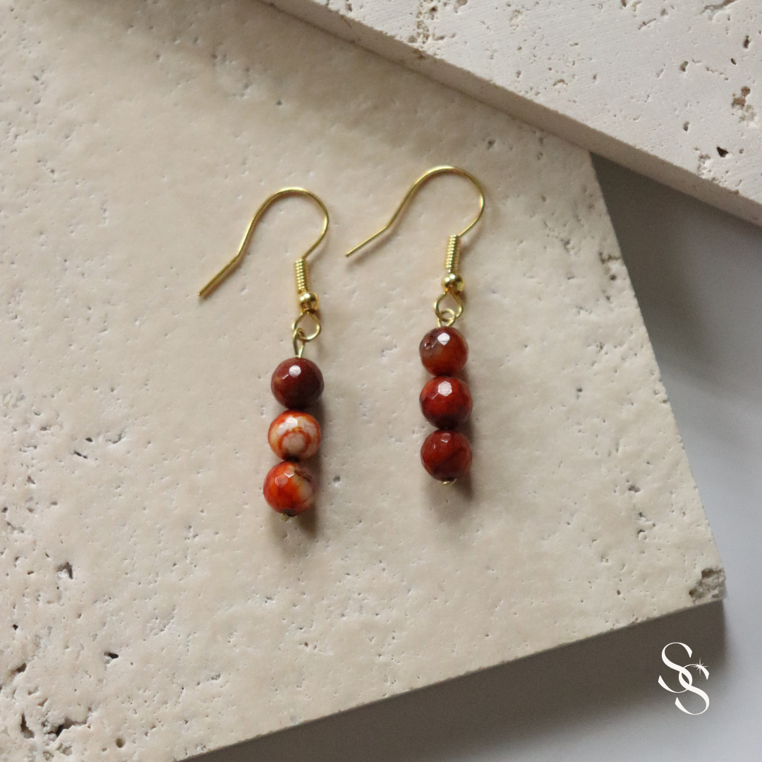 Golden Ember Earrings