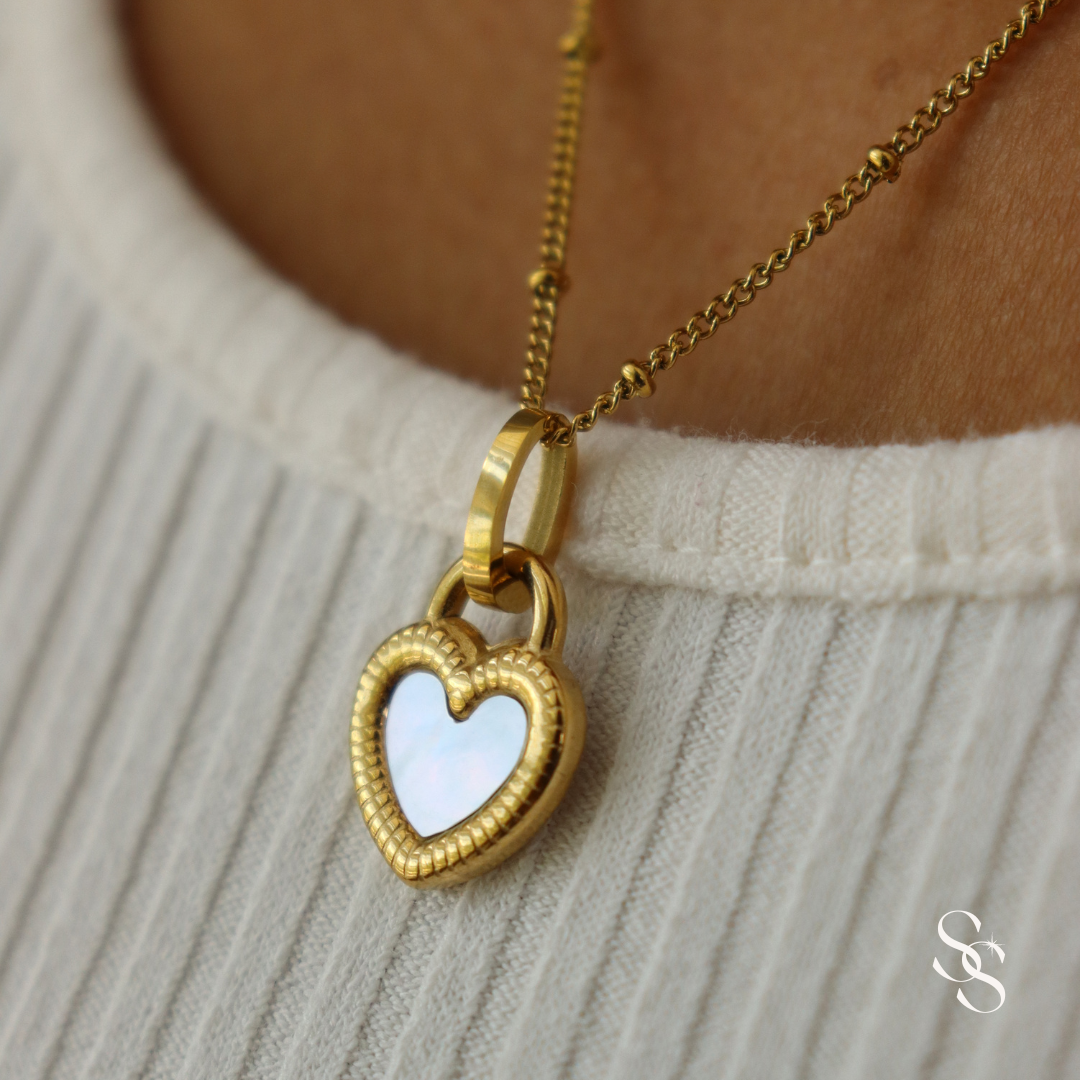 Yin-Yang Heart Necklace