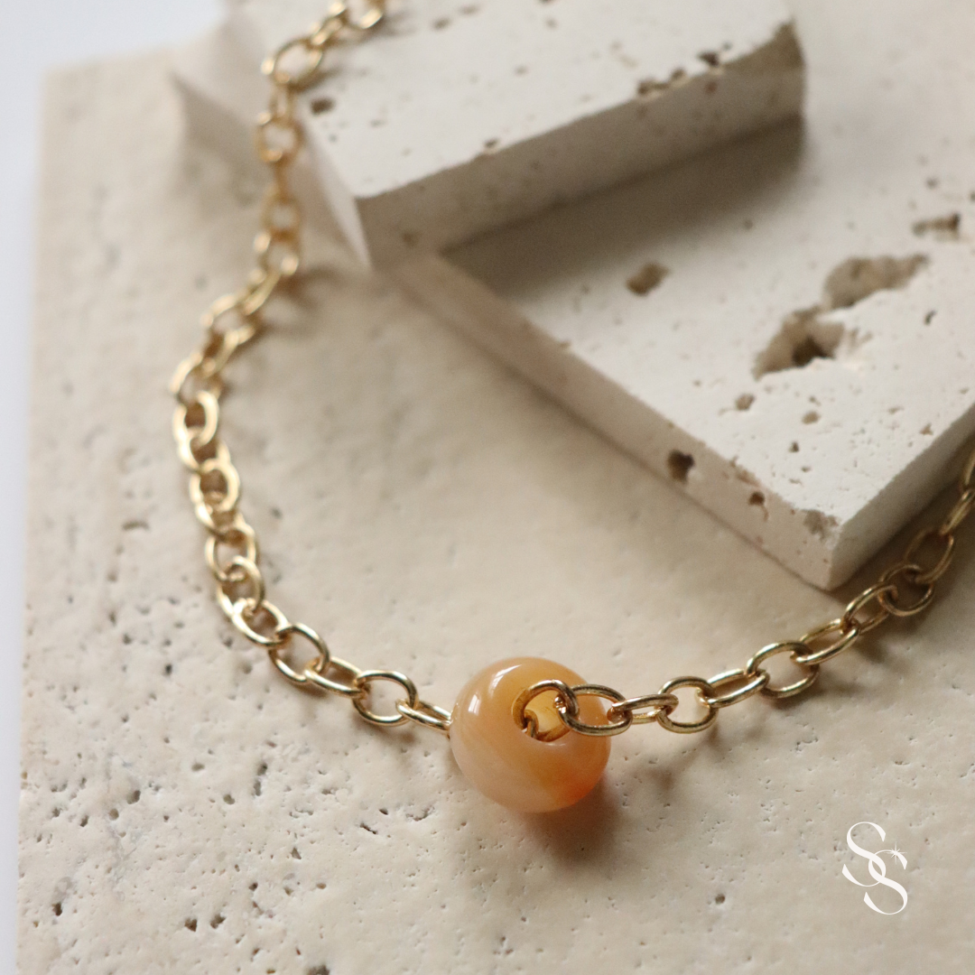 Sunstone Agate Necklace