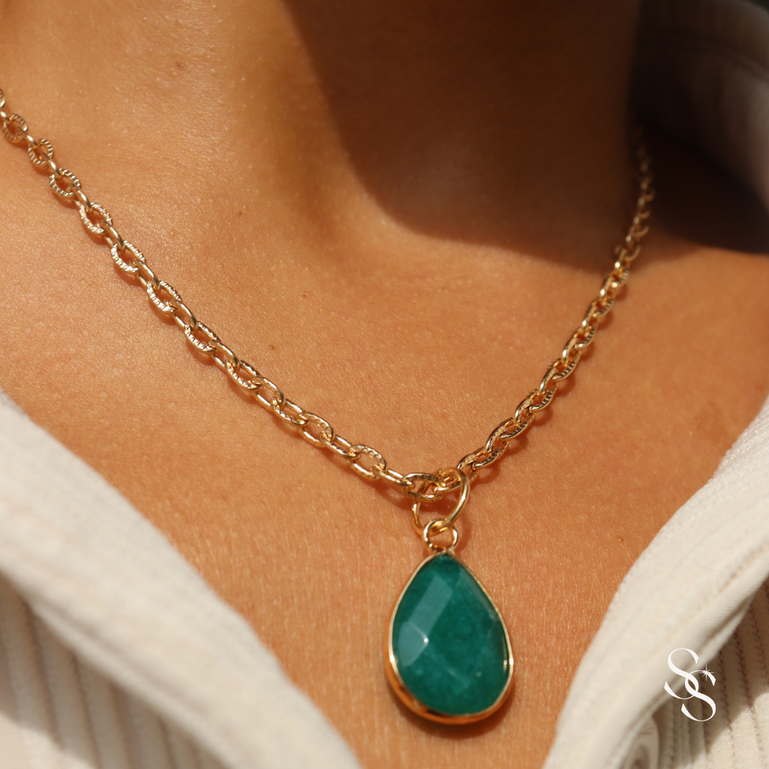Malay Jade Cascade Necklace