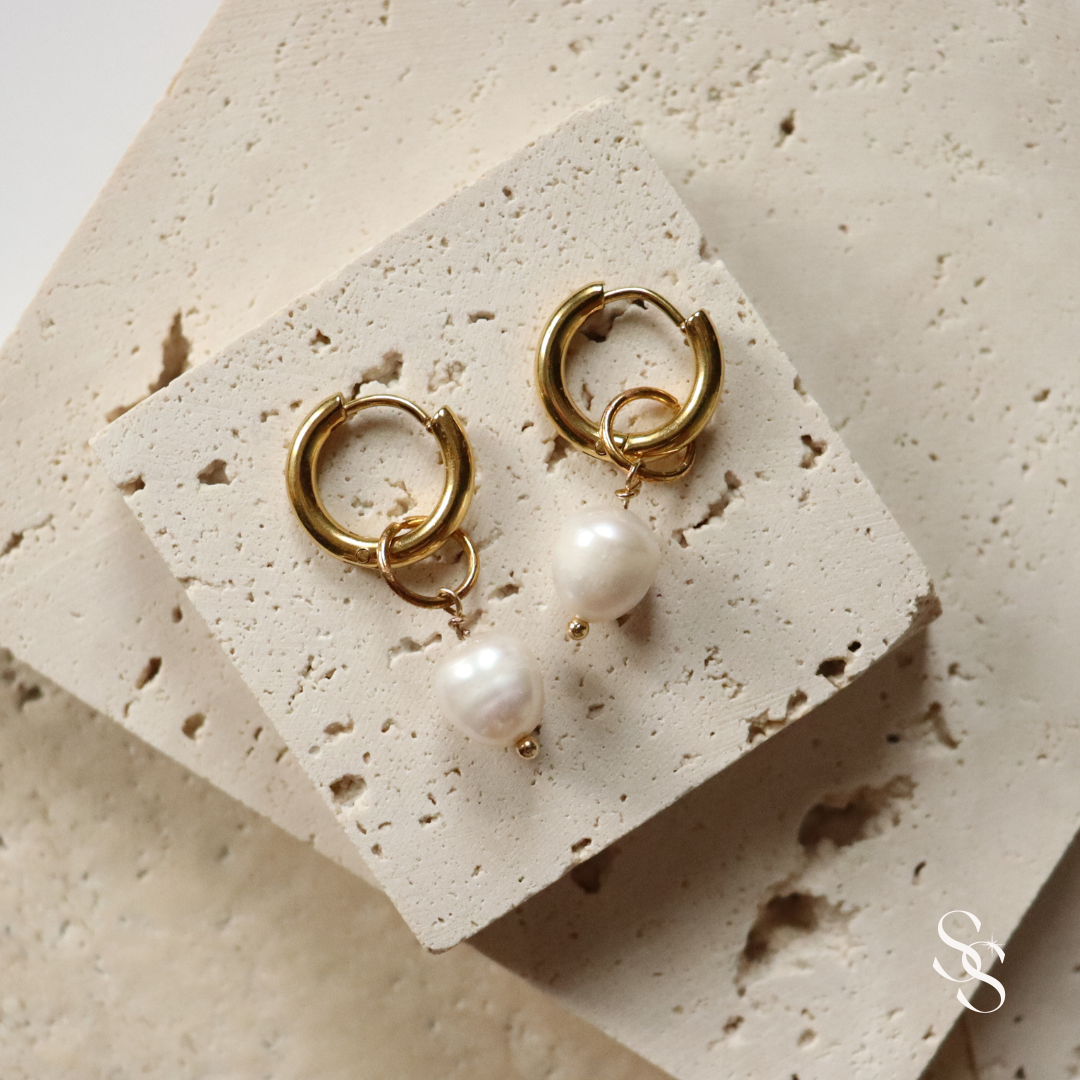 Pearly Halo Earrings