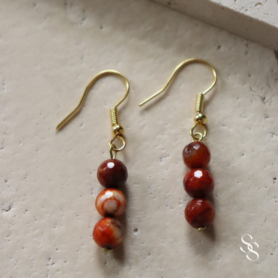 Golden Ember Earrings