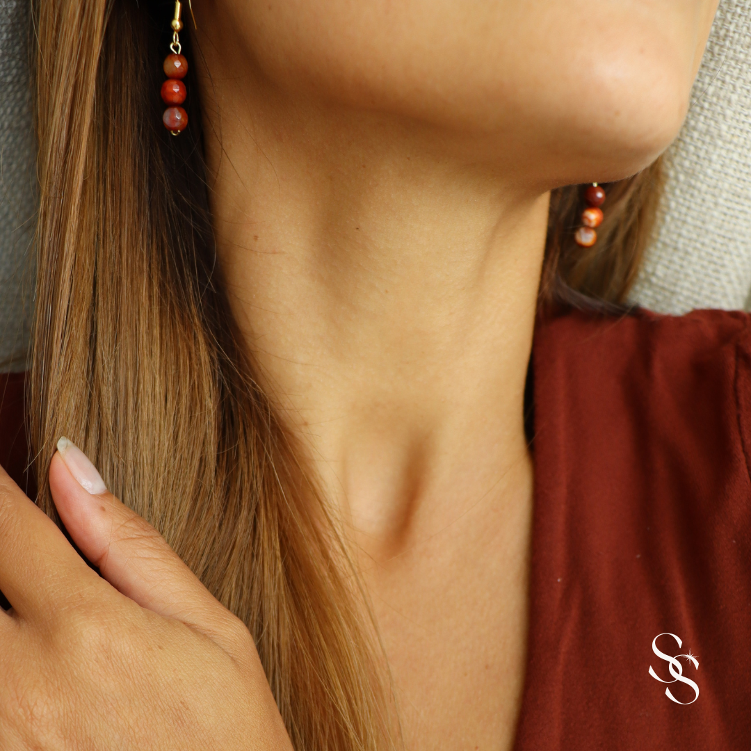 Golden Ember Earrings