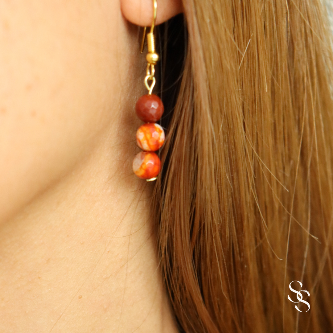 Golden Ember Earrings