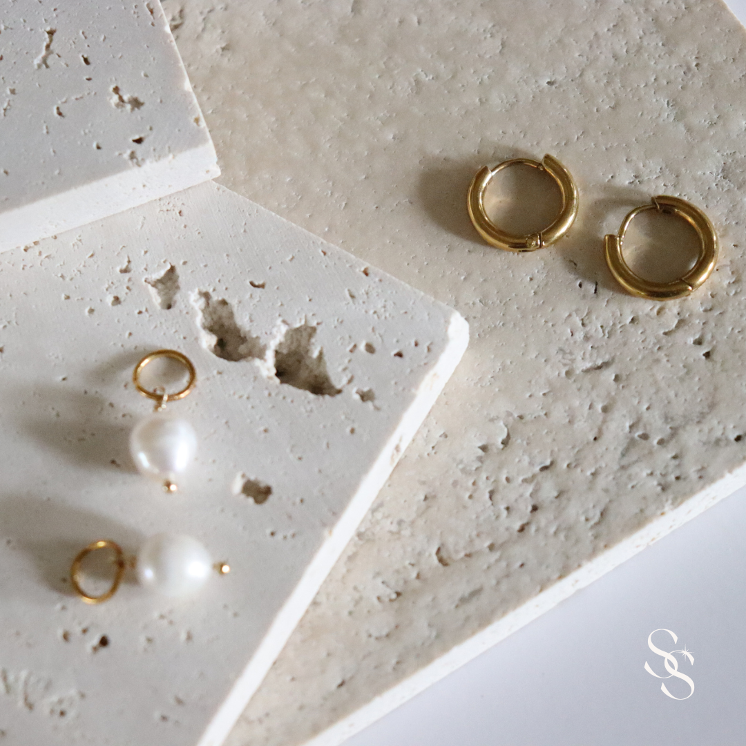 Pearly Halo Earrings