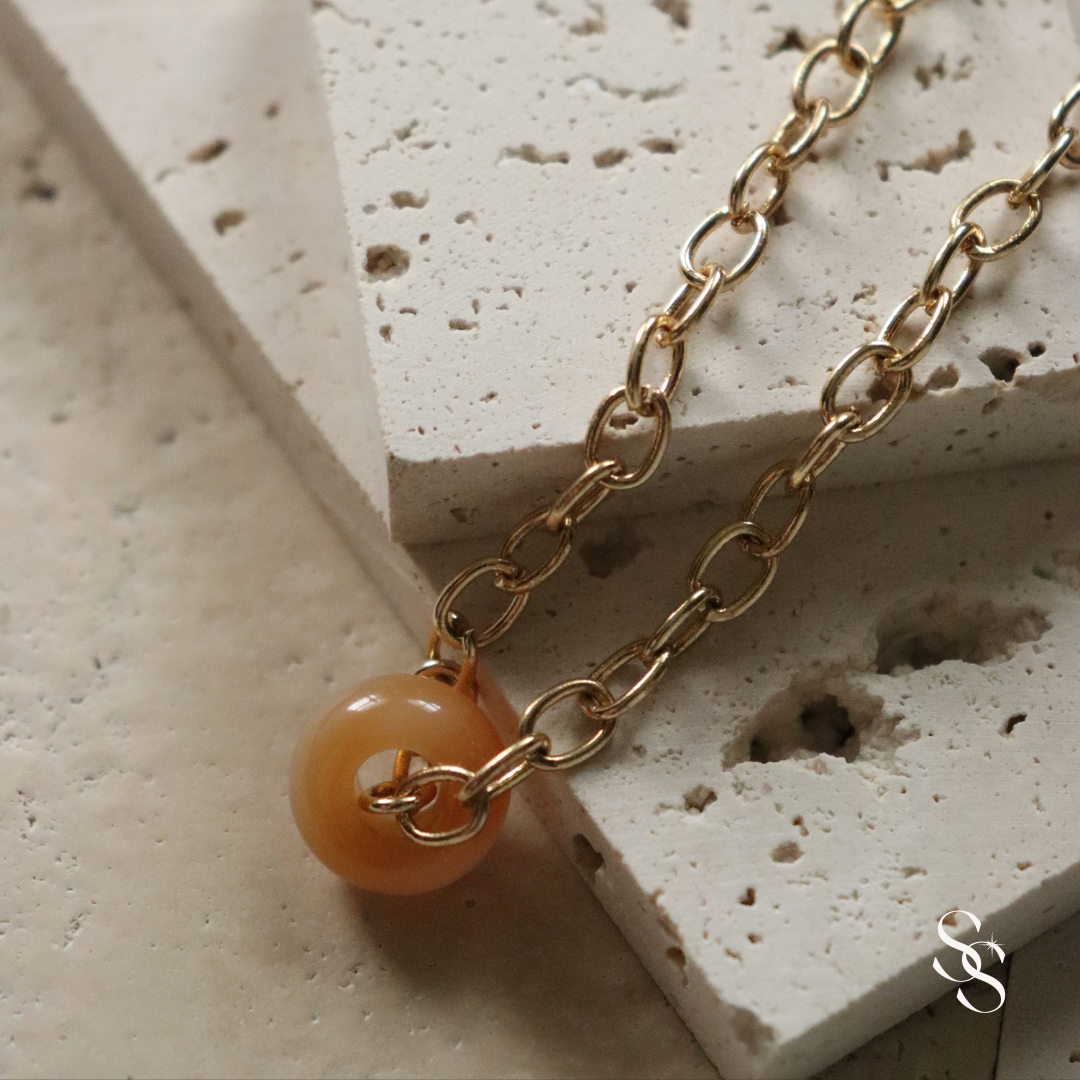 Sunstone Agate Necklace