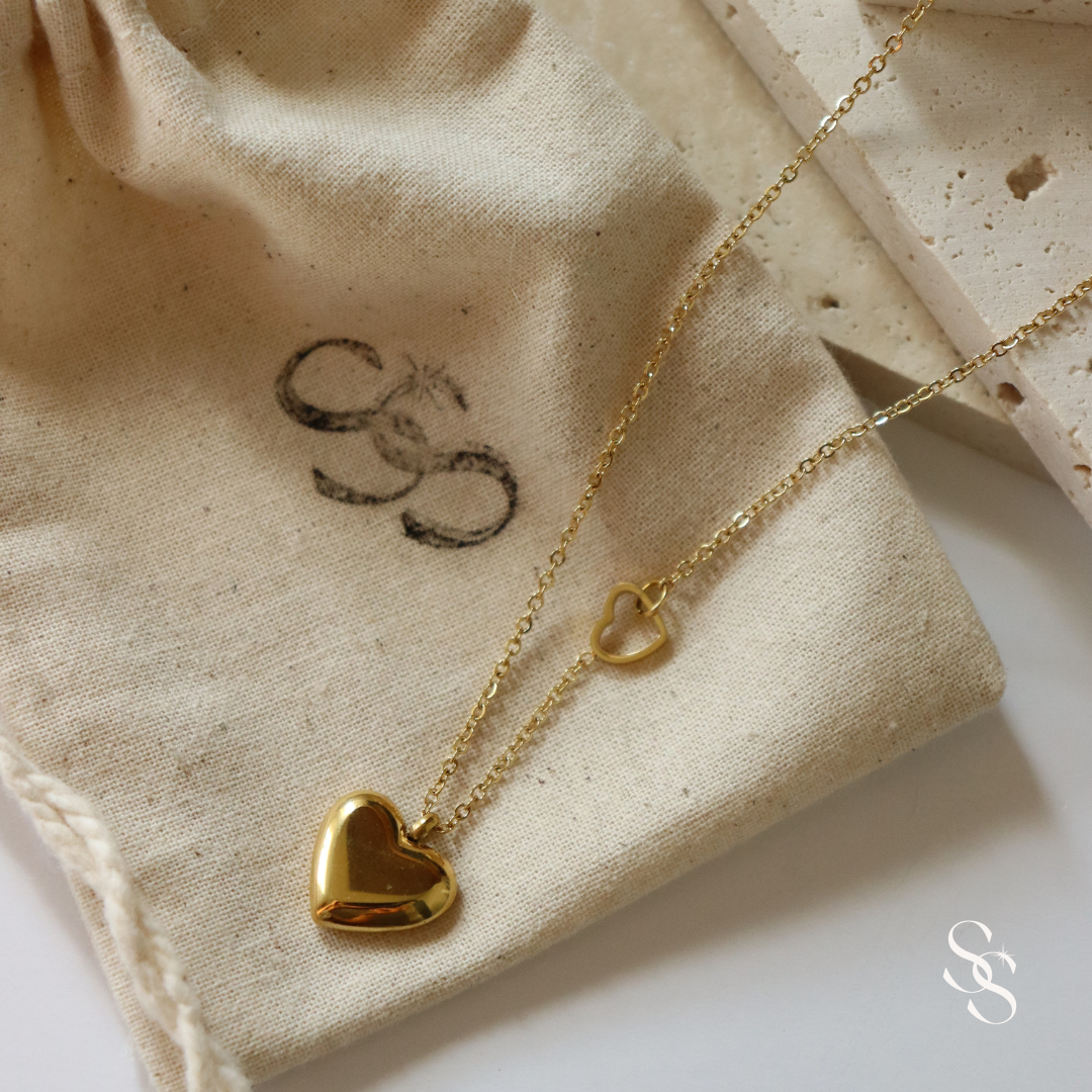 Twin Heartbeat Necklace