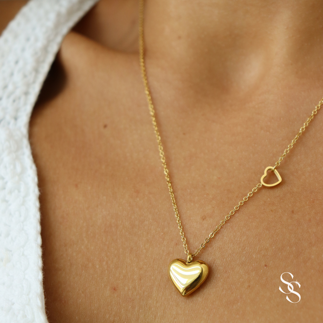 Twin Heartbeat Necklace