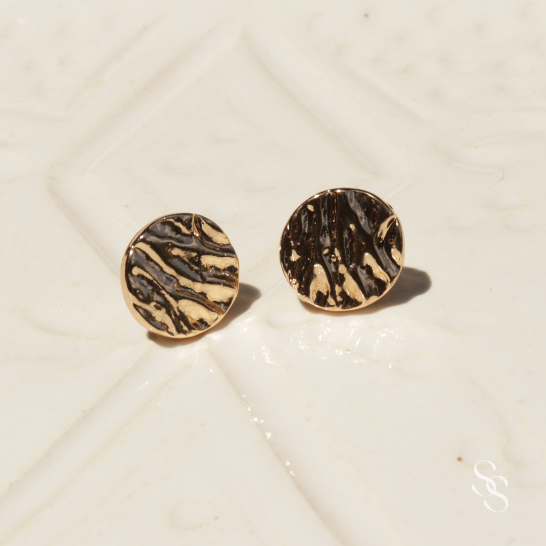 Golden Sands Stud Earrings
