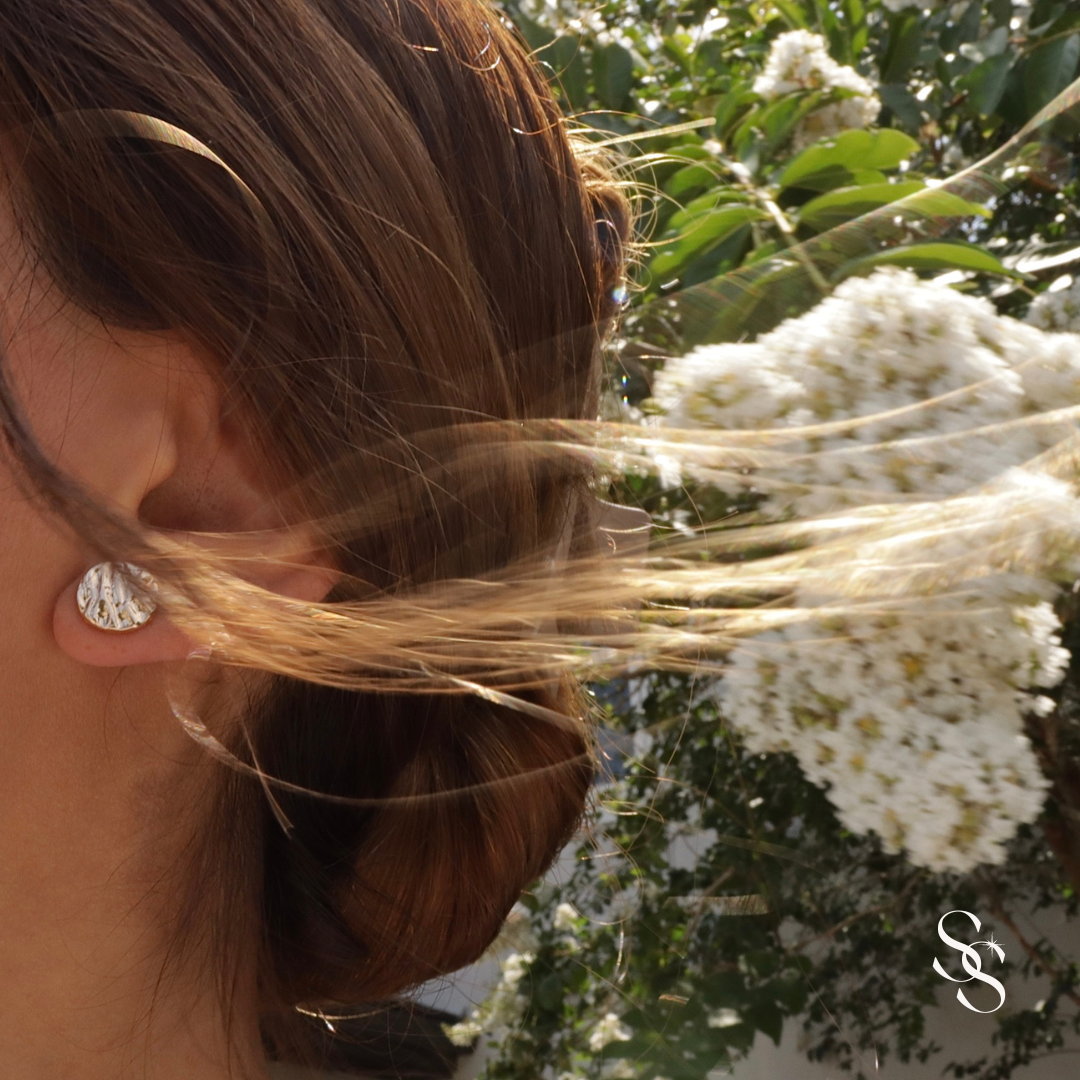 Golden Sands Stud Earrings
