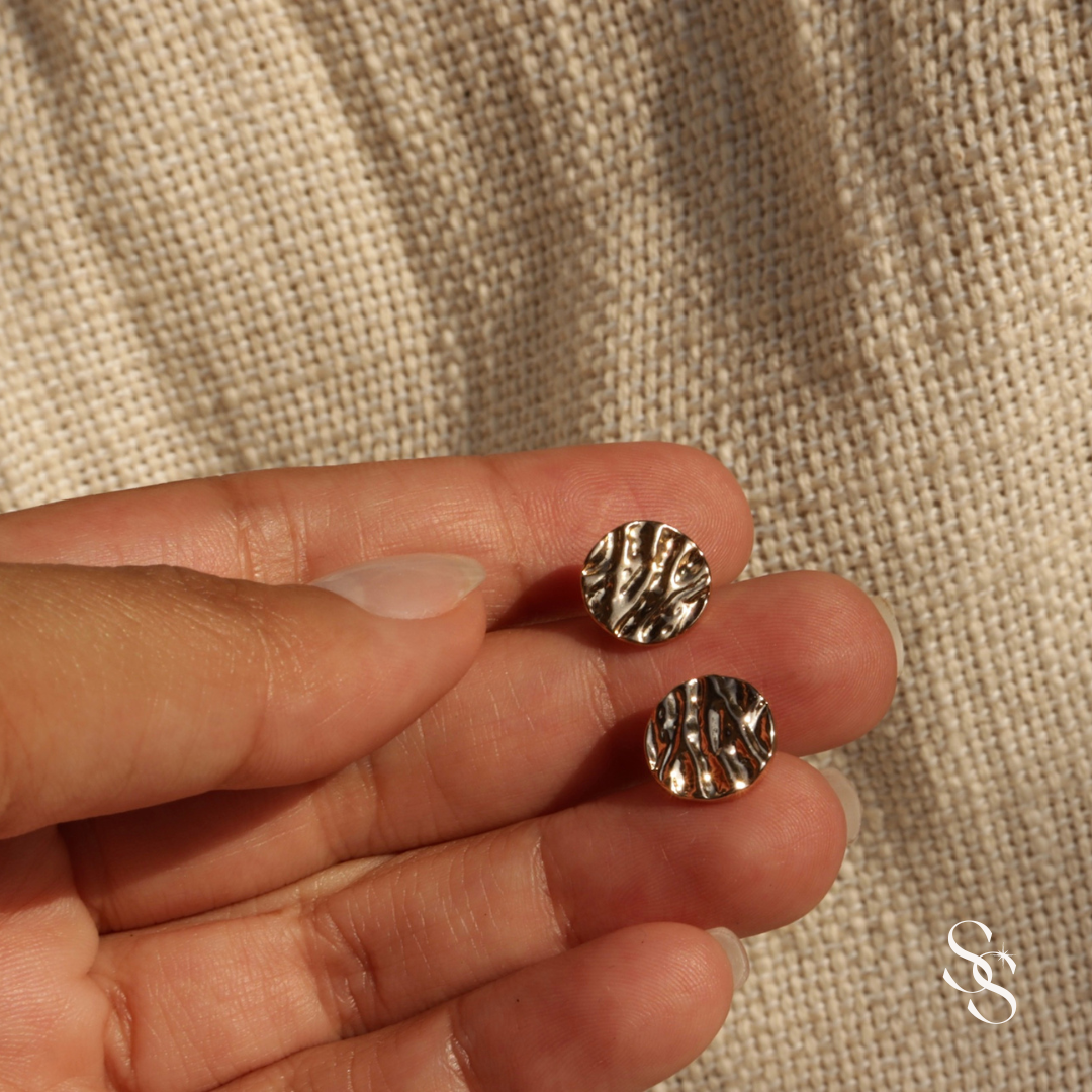 Golden Sands Stud Earrings