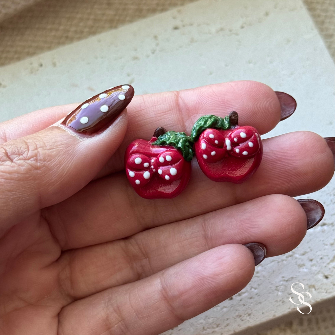 Polka Dot Pop Stud Earrings