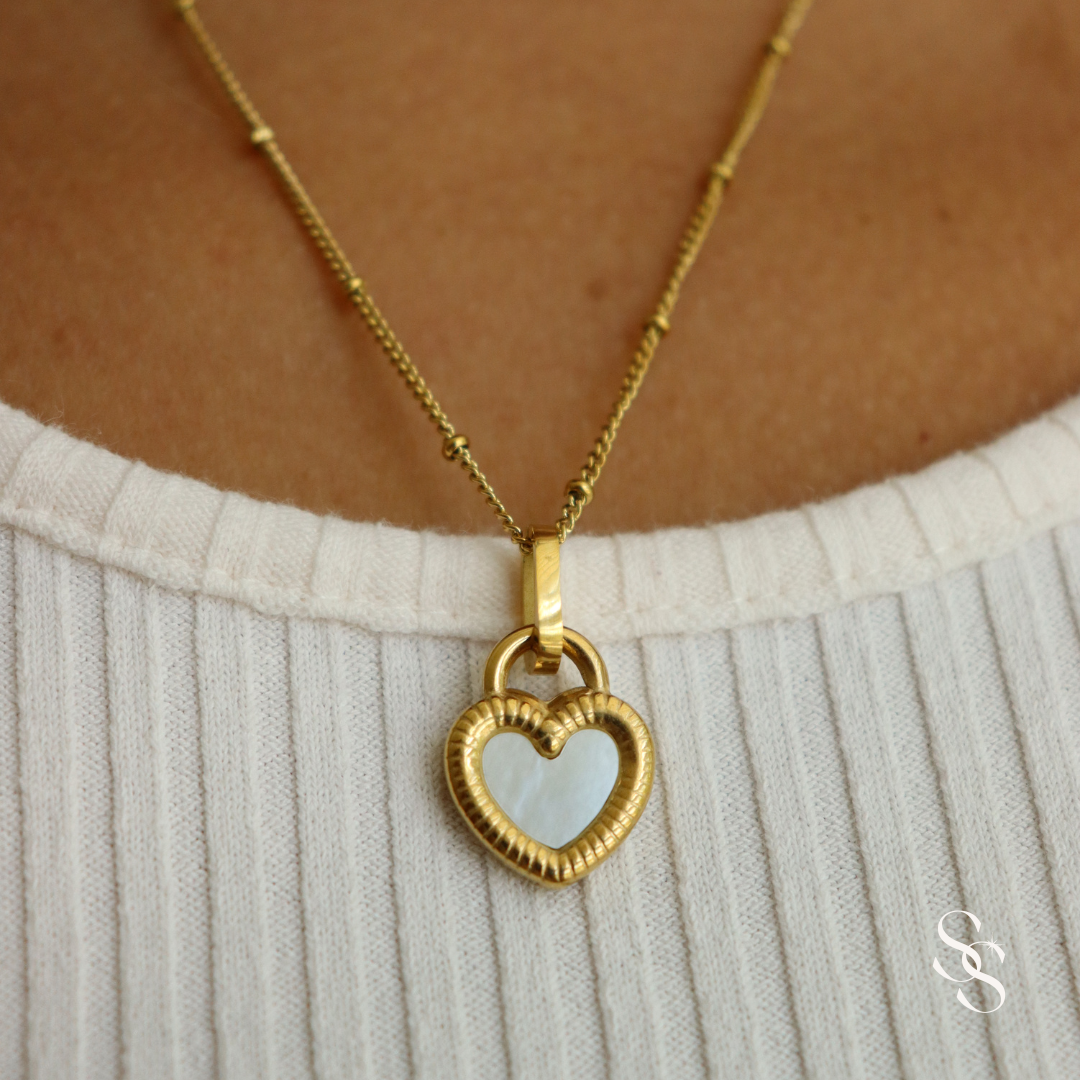 Yin-Yang Heart Necklace