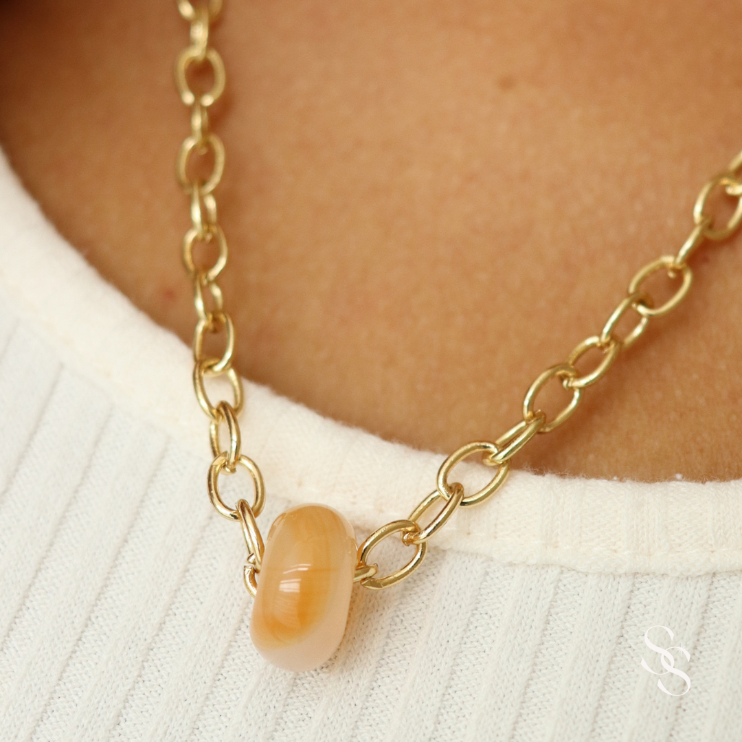Sunstone Agate Necklace