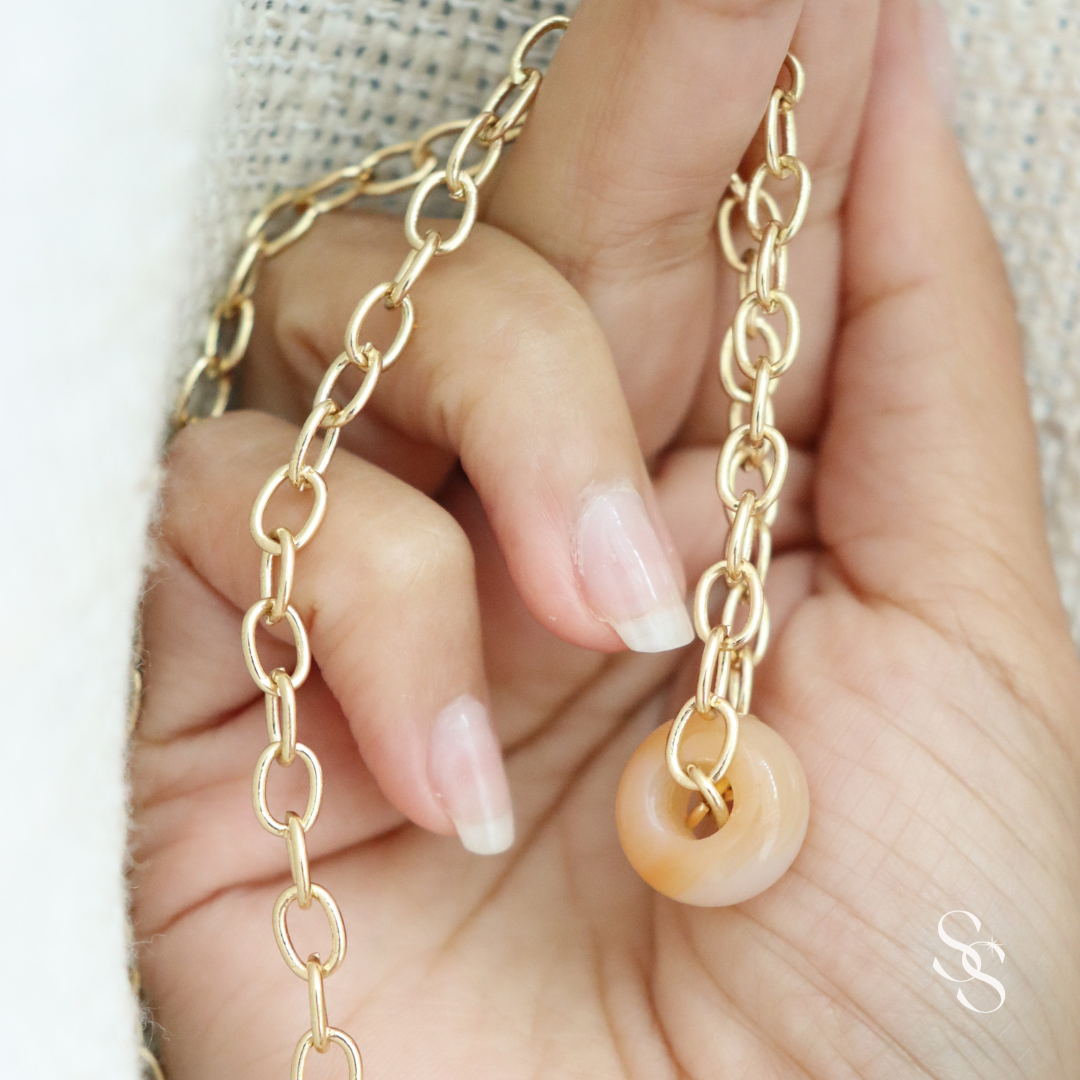 Sunstone Agate Necklace