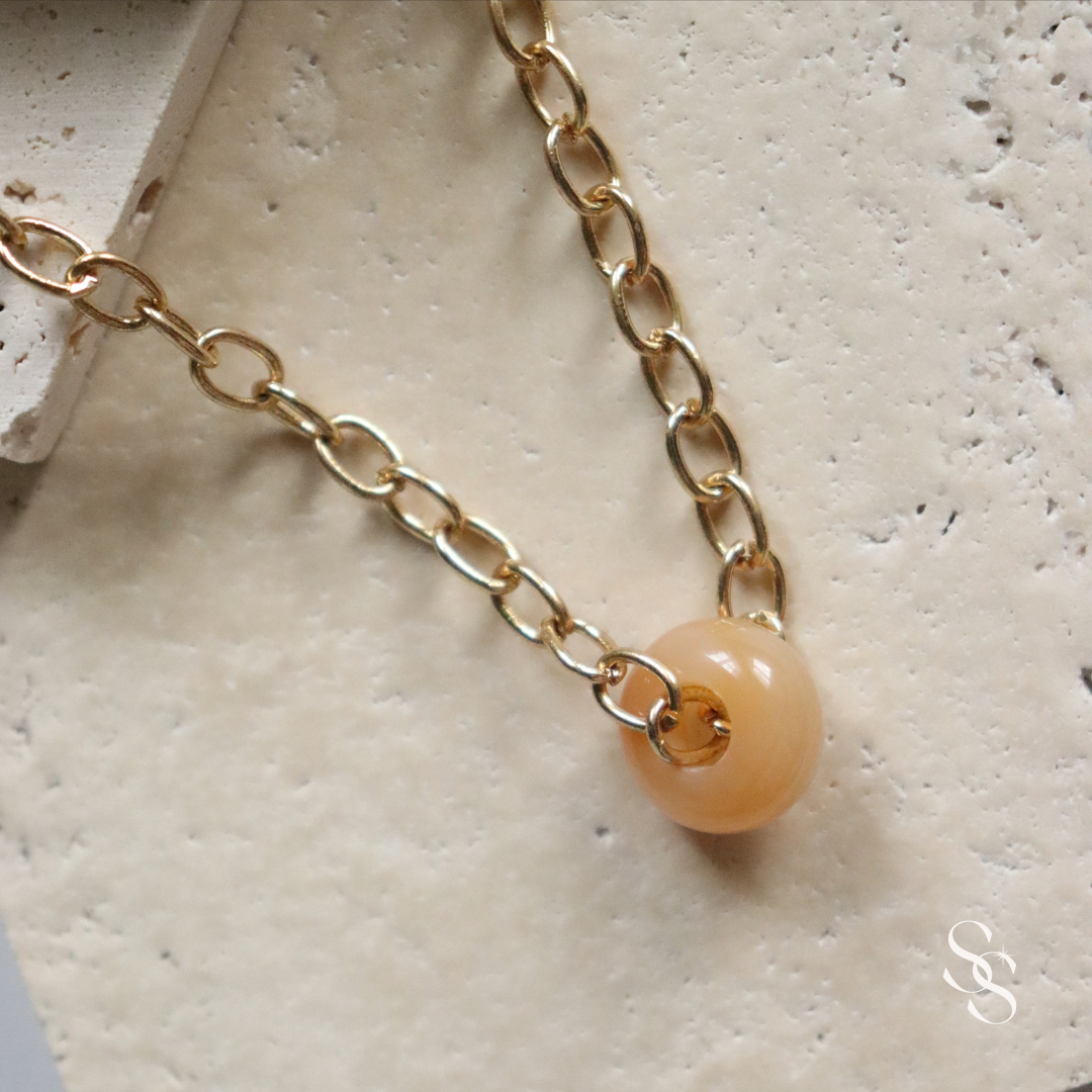 Sunstone Agate Necklace