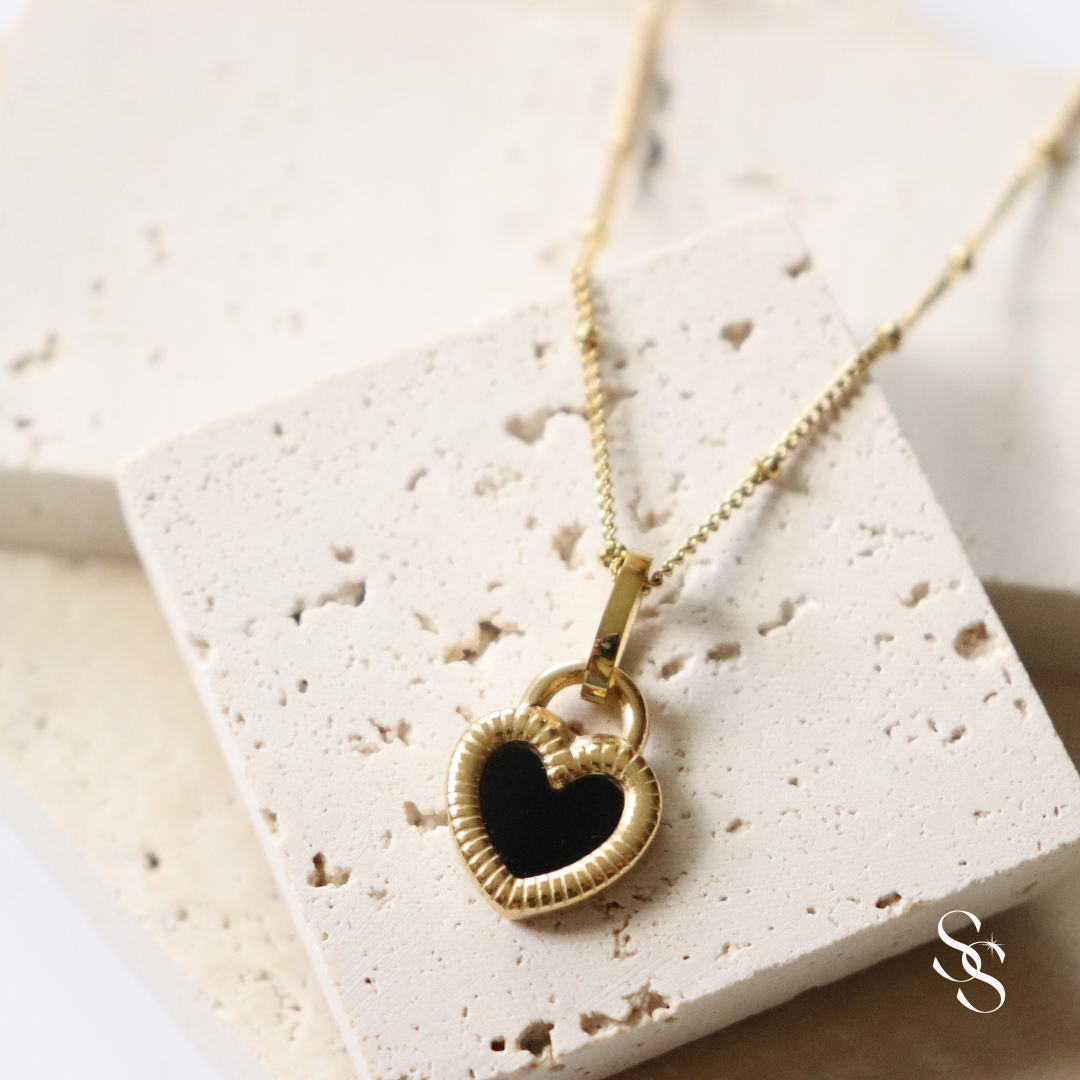 Yin-Yang Heart Necklace