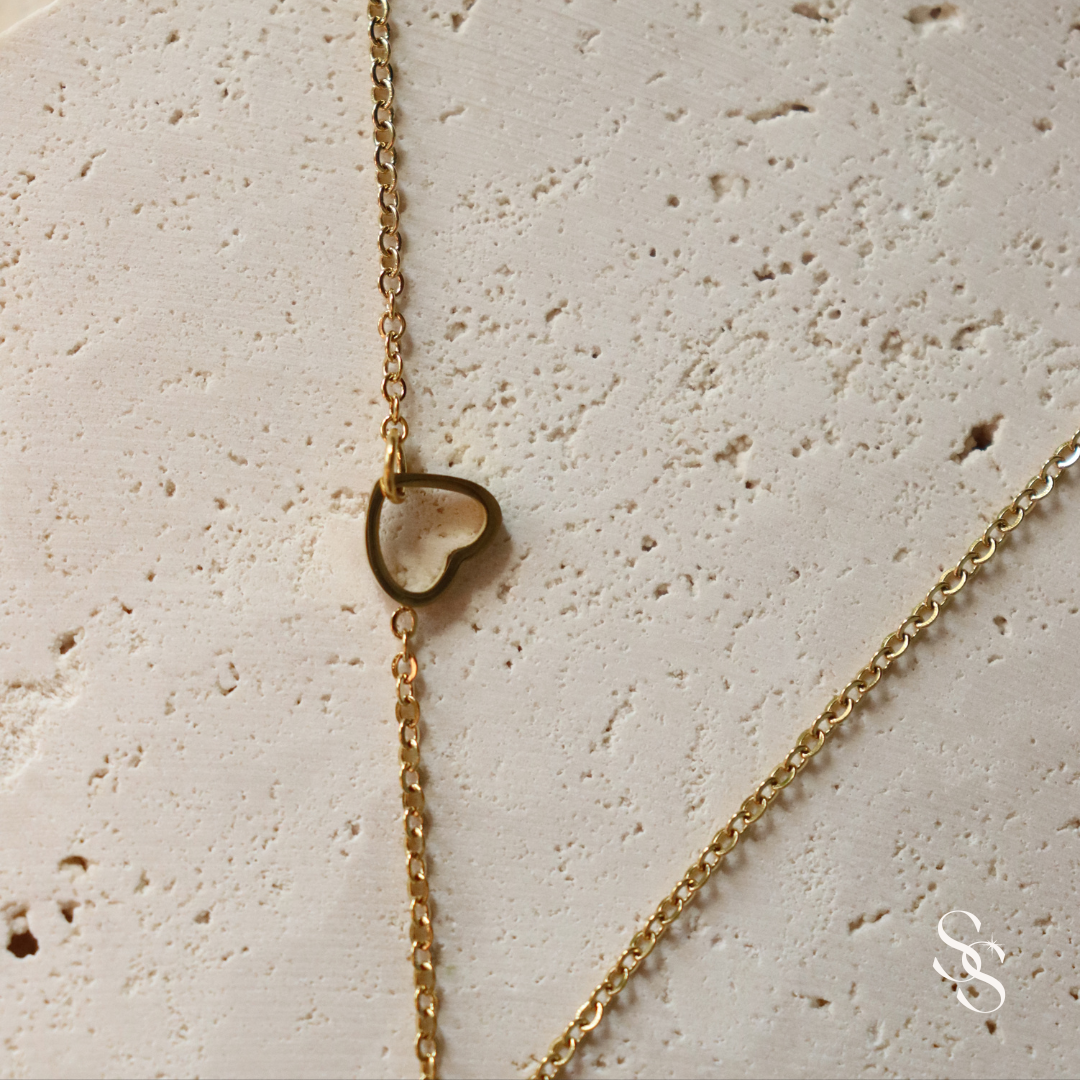 Twin Heartbeat Necklace