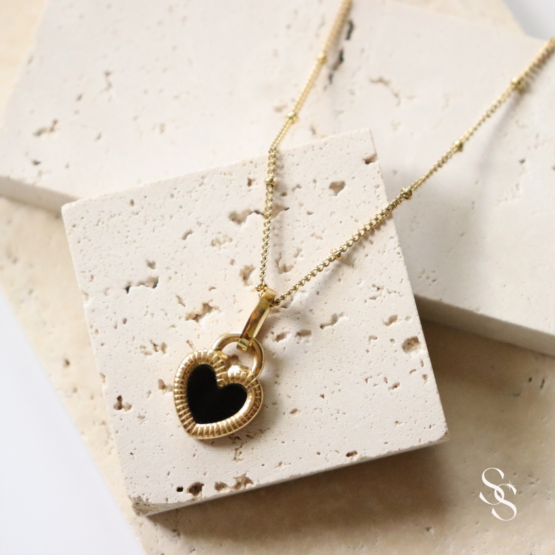 Yin-Yang Heart Necklace