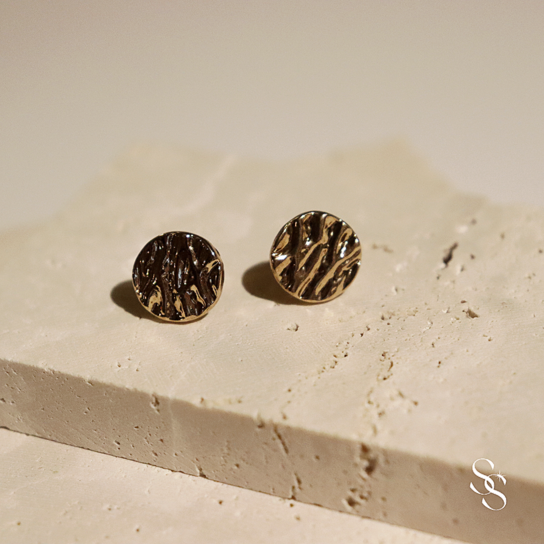 Golden Sands Stud Earrings