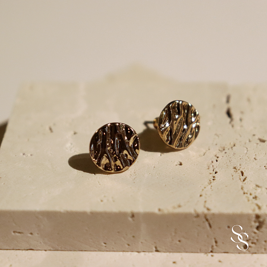 Golden Sands Stud Earrings